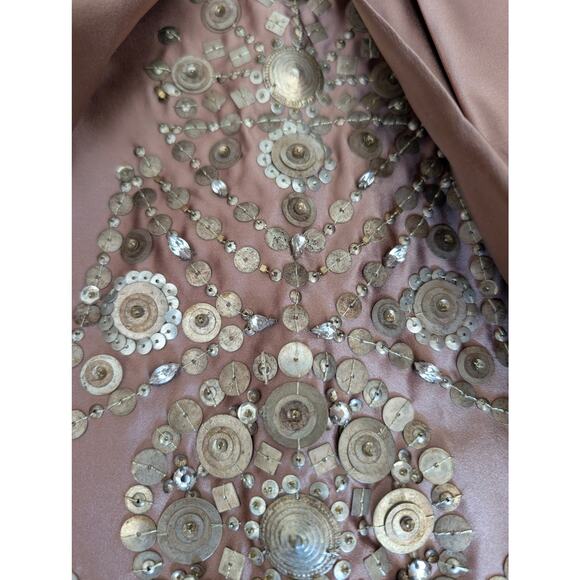 Vera Wang FW2007 Runway Silk Embroidered Skirt 42/8 - Picture 9 of 15